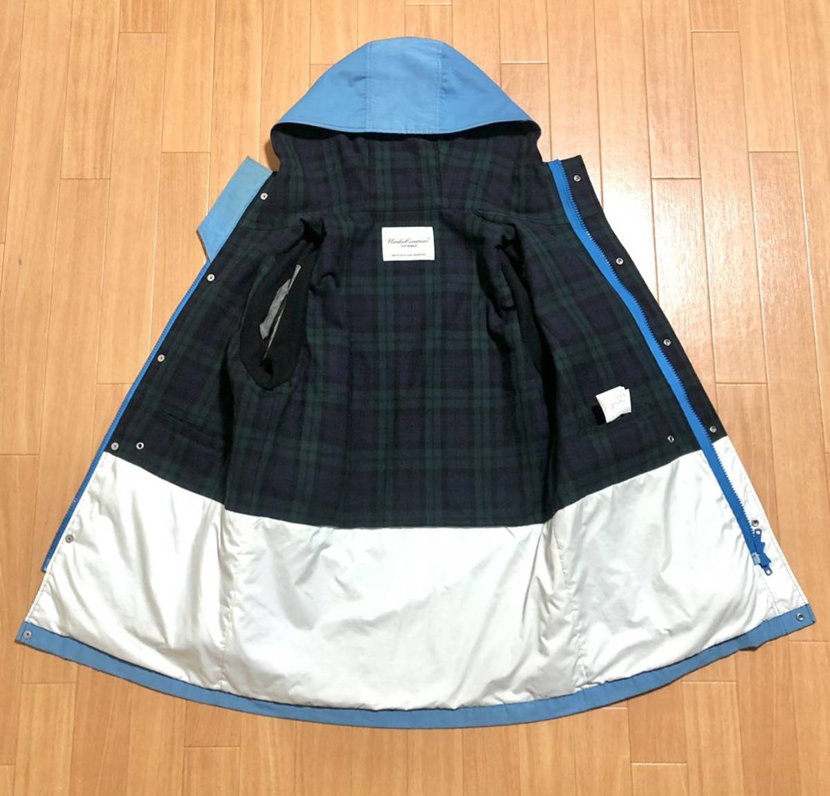 UNDERCOVER 2008AW unreal real clothes 袖レザー マウンテンパーカー 