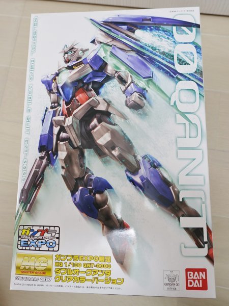 ガンプラEXPO MG ダブルオークアンタ クリアカラーver. バンダイ
