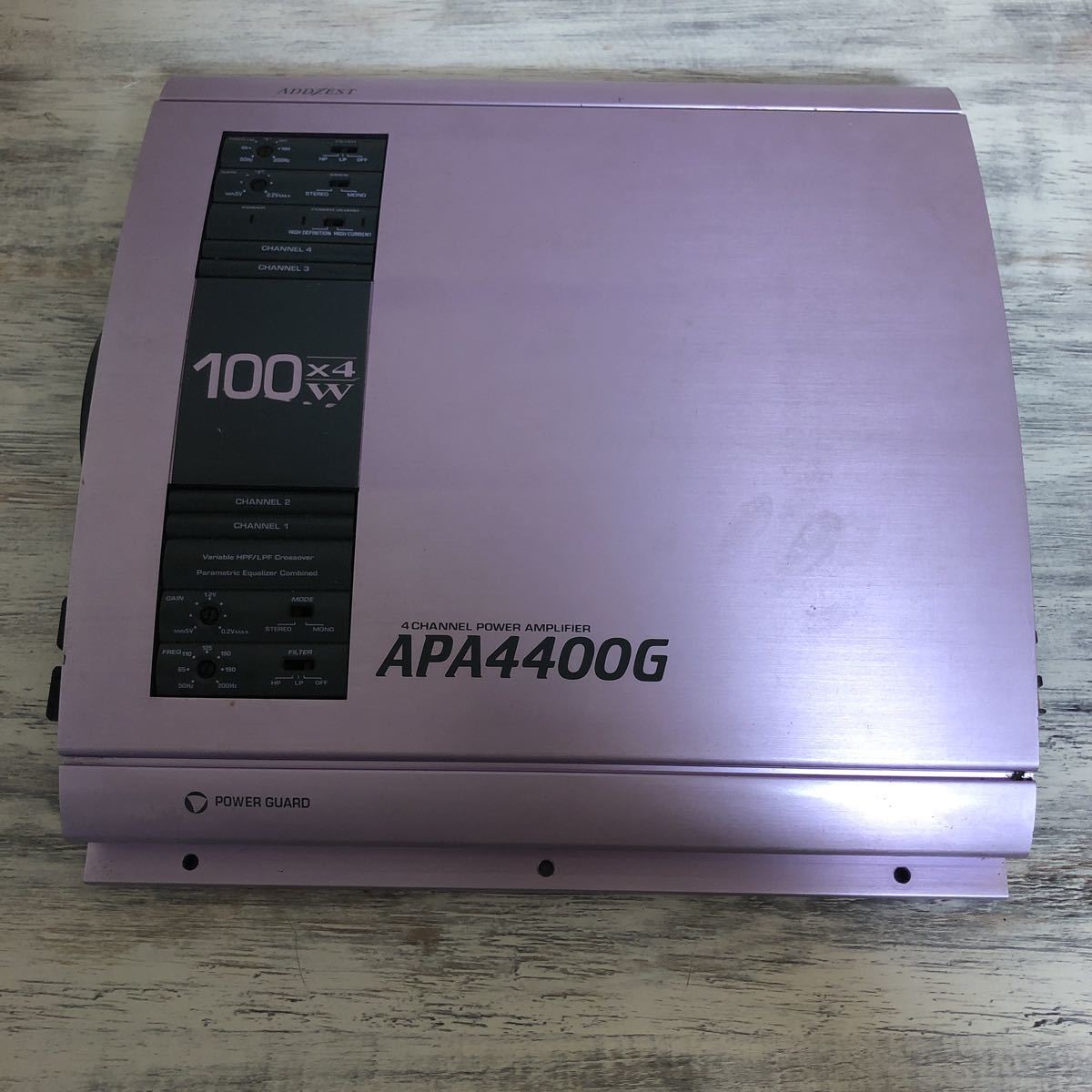 アゼスト ADDZEST パワーアンプ 4ch 4400G