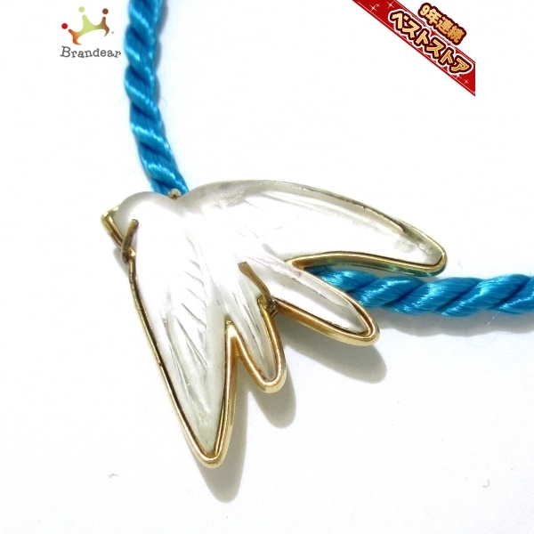 アクセサリー LALIQUE ラリック ブルーガラス ペンダントトップ