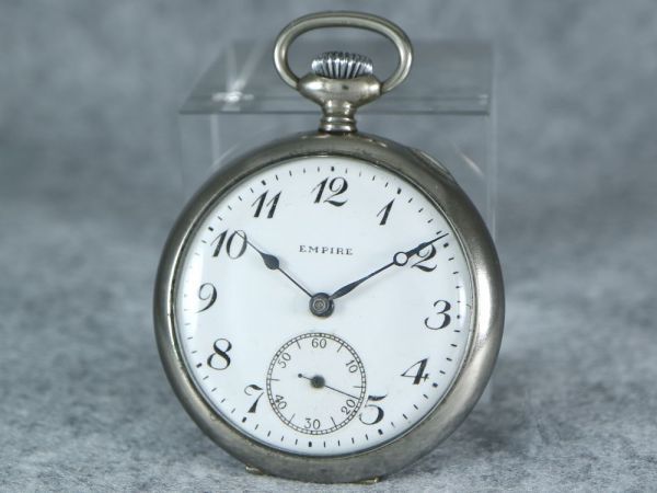 商館時計 アール・シュミット商会 銀無垢 明治の懐中時計