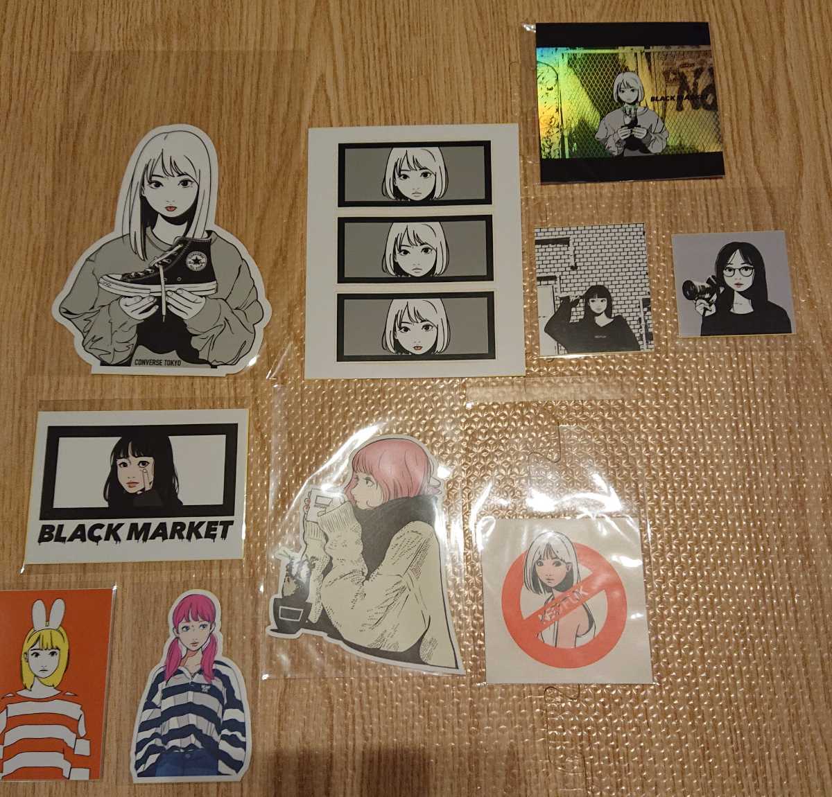 Backside works 鉢　ステッカー Backside works. works | （バックサイド works.×KAF コラボ ミニ
