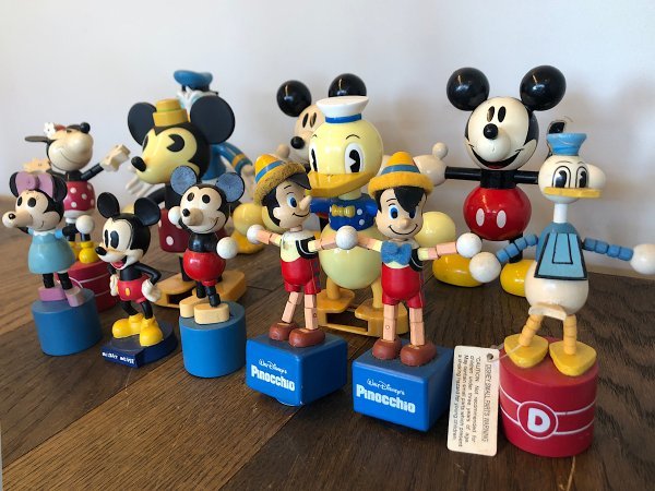置物 ディズニー レトロ フィギュア - Disney ミッキー 置き物 