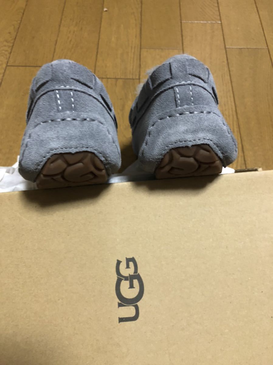 UGG リボン モカシン ムートン グレー 23cm ボア - by UGG（スリッポン