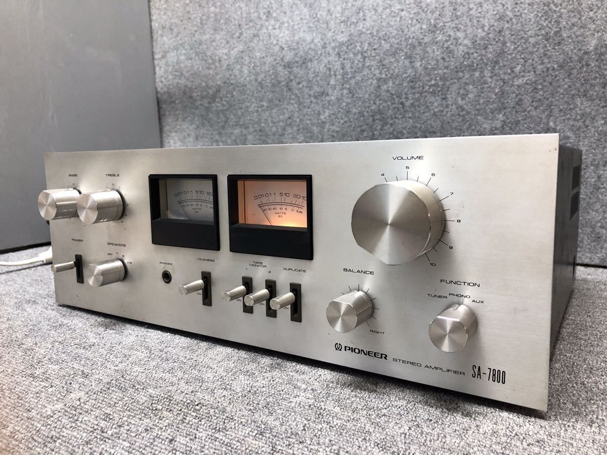 PIONEER SA-7800 パイオニア プリメインアンプ Pioneer SA-7800Ⅱ