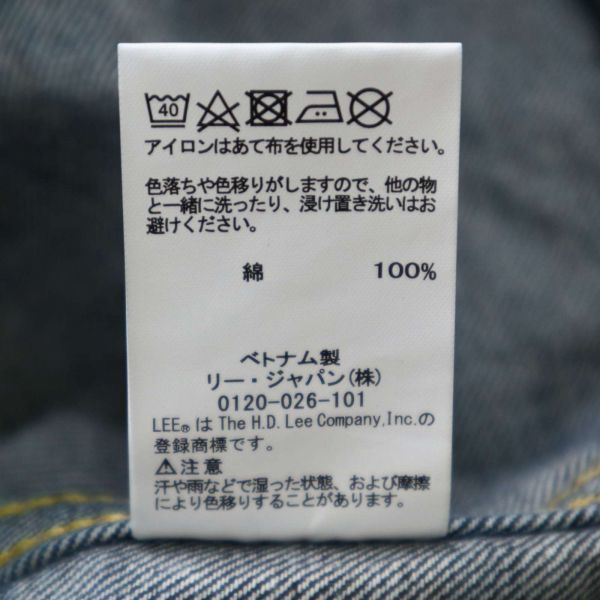 新品 未使用】 Lee RIDERS 101 J 復刻 リー ライダース GLT047 デニム 