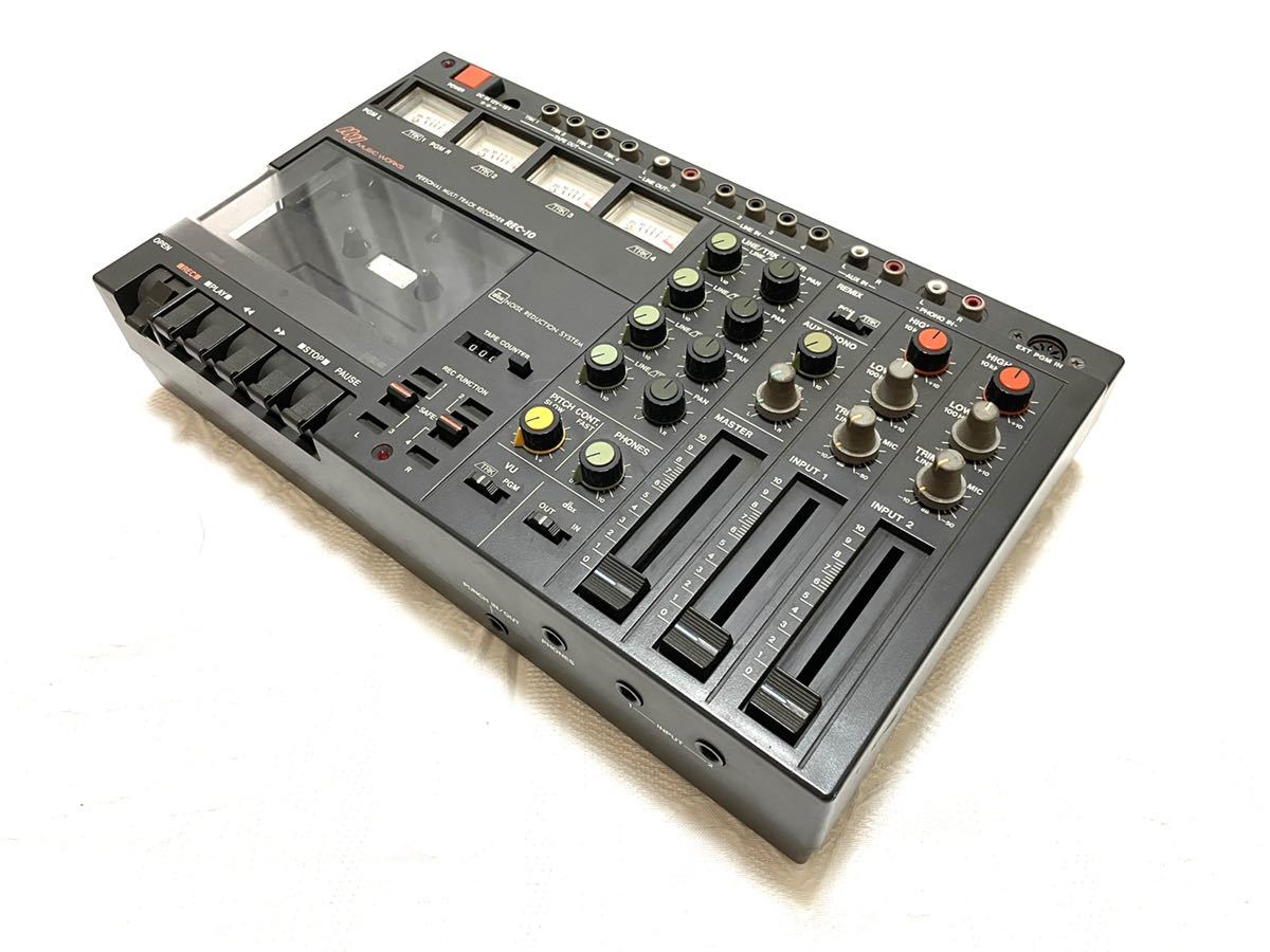 最安値，セール ビンテージ MUSIC WORKS REC-10 カセットテープレコーダー 4ch マルチトラックレコーダー MTR カセット再生 音出しOK 即有り(マルチトラックレコーダー)｜売買されたオークション情報、yahooの商品 マルチトラックレコーダー