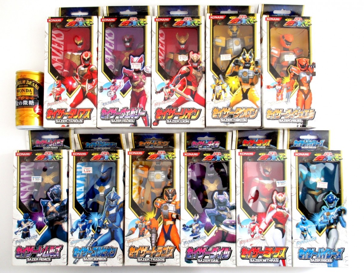 まとめ コナミ KONAMI 超星神 グランセイザー 11体 セイザータリアス 