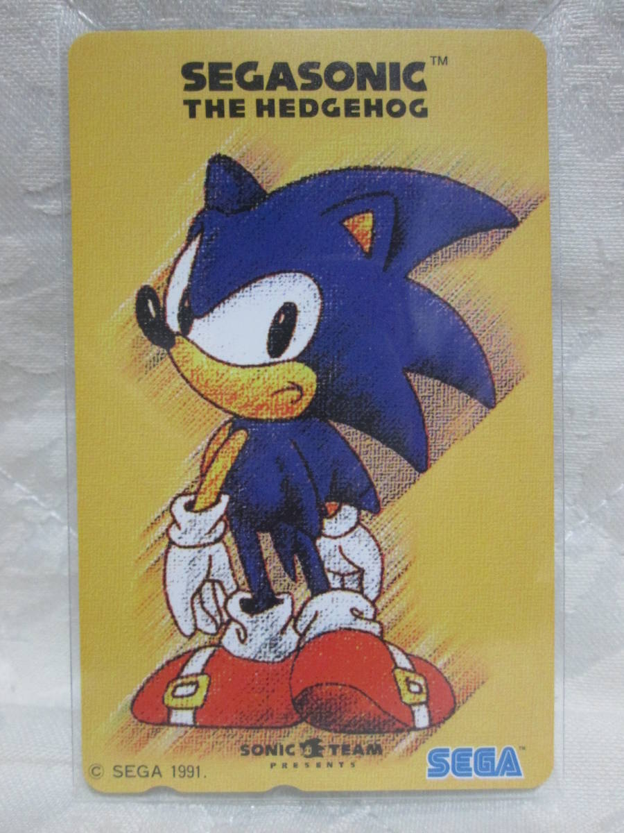 テレカ ソニック・ザ・ヘッジホッグ SONIC THE HEDGEHOG セガ レア！