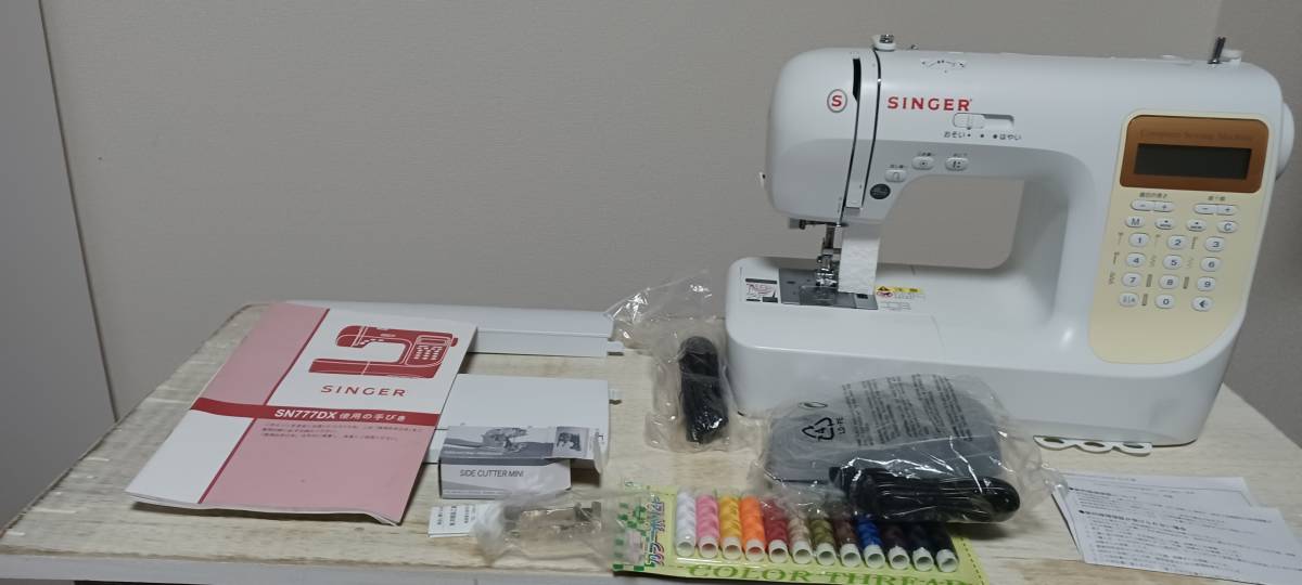 シンガー SN777DX コンピューターミシン ミシン SINGER 文字縫い機能 