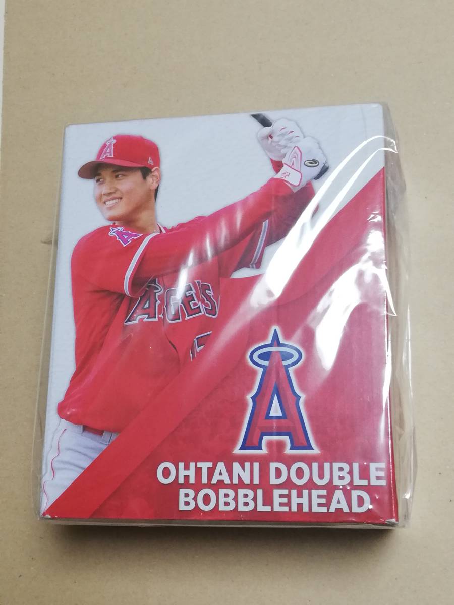 送料無料 大谷翔平 エンゼルス 球場配布「二刀流」ボブルヘッド人形