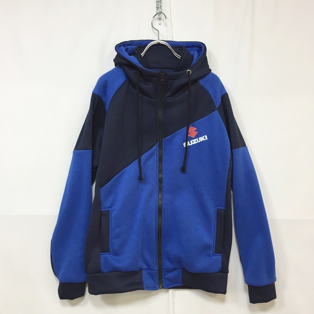 限定SALE，セール suzuki／スズキ スウェットパーカー 裏起毛 ロゴマーク ブルー/ネイビー サイズM メンズ ジムニー/スイフト(Mサイズ)｜売買されたオークション情報、yahooの商品情報をアーカイブ公開 - オーク Mサイズ