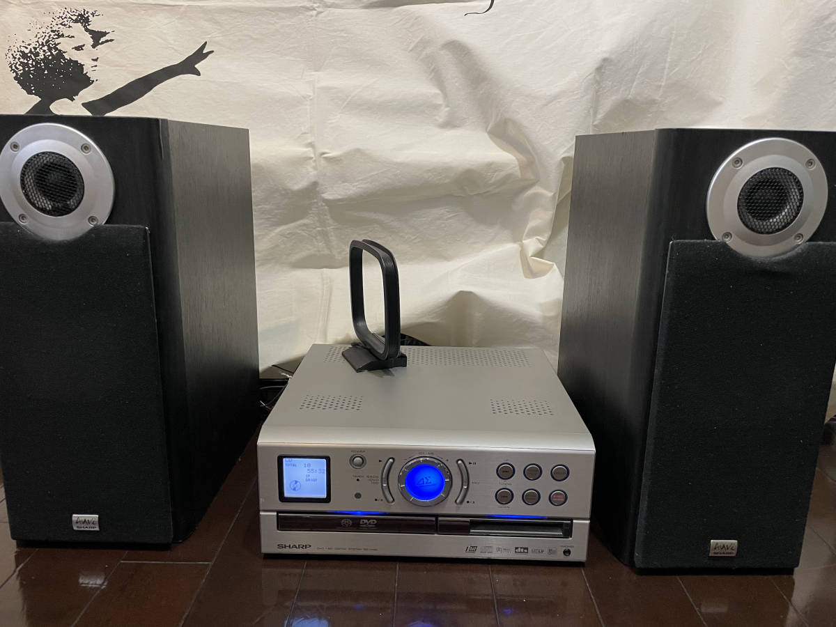 SHARP DVD1ビットデジタルシステム - SD-VH90-S ミニコンポ DVD1ビット