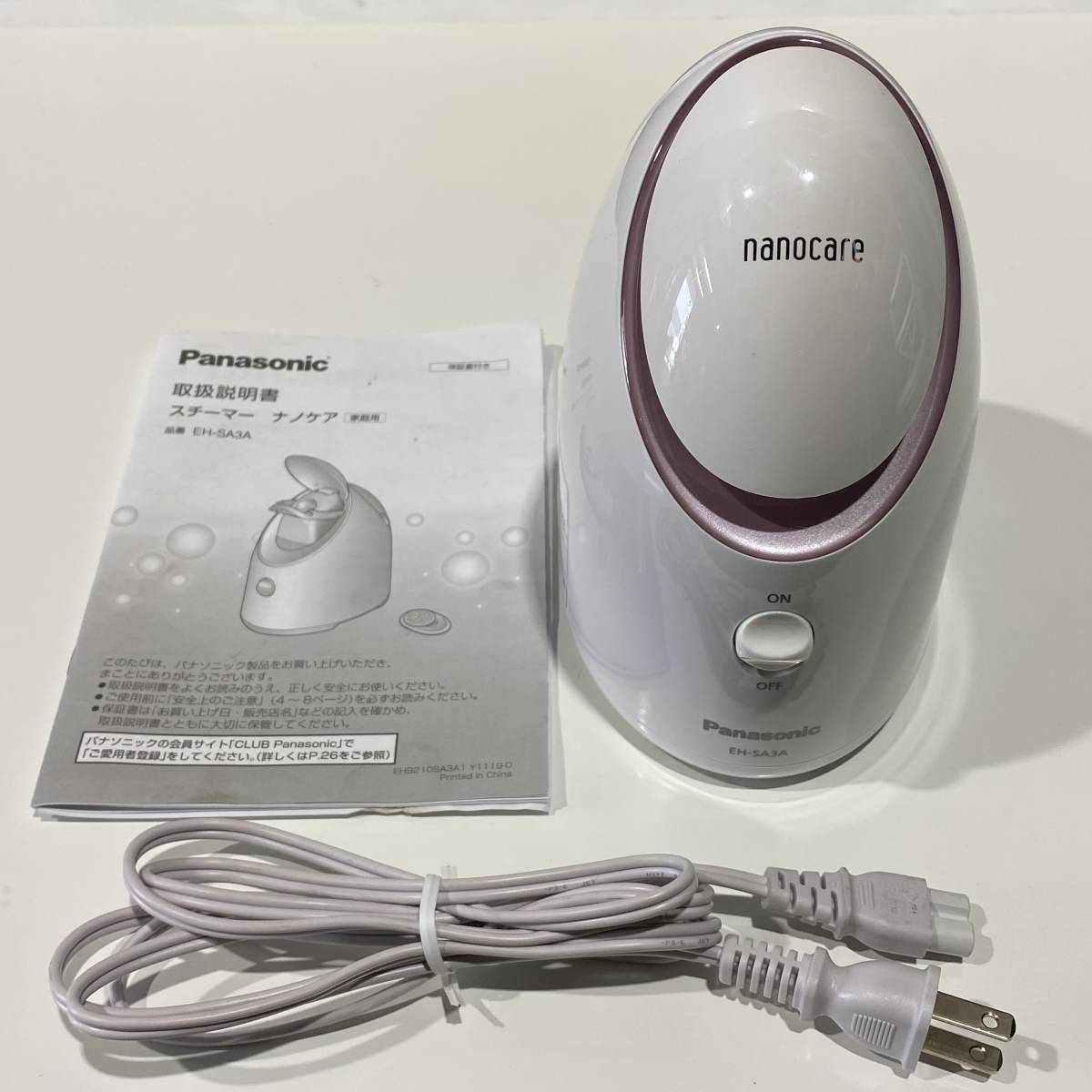 Panasonic EH-SA3A-P パナソニックスチーマー ナノケア Panasonic