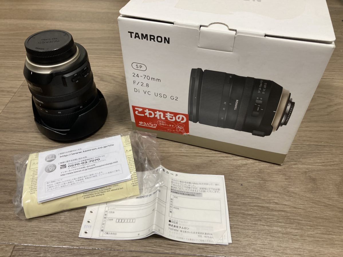安い，定番 傷あり タムロン TAMRON SP 24-70mm F2.8 Di VC USD G2 Nikon ニコン(ニコン)｜売買されたオークション情報、yahooの商品情報をアーカイブ公開 - オークファン ニコン