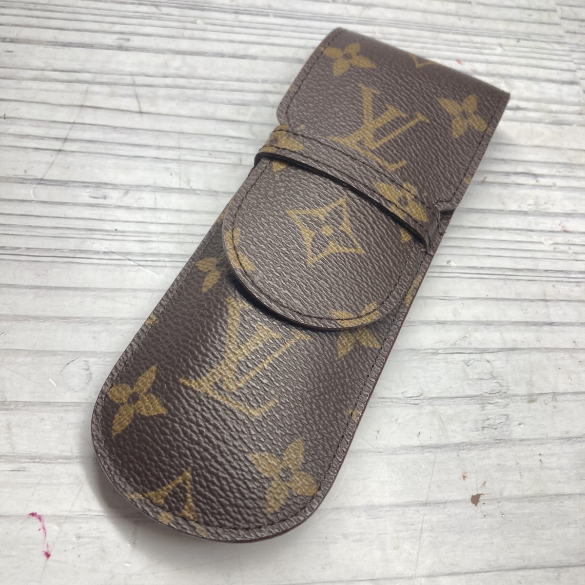 1円 LOUIS VUITTON ルイヴィトン M62990 モノグラム エテュイ スティロ