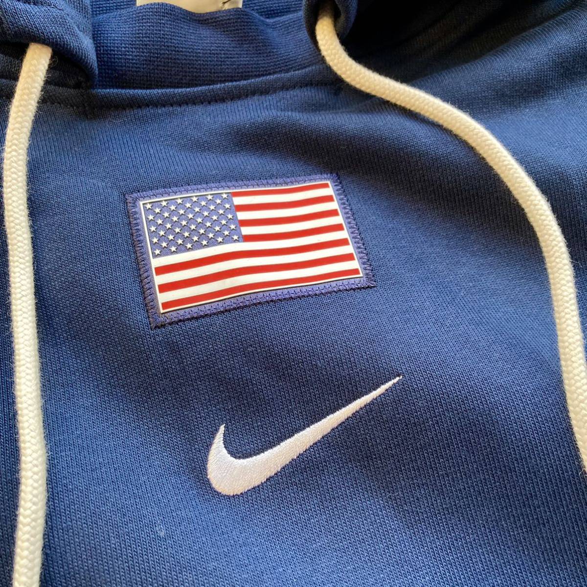 NIKE ナイキ USA パーカー USサイズ M プルオーバー ネイビー 紺 