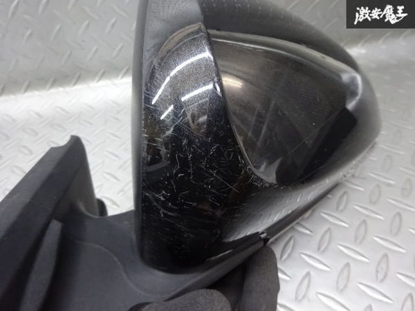 トヨタ 純正 NHP10 アクア ドアミラー 左 左側 助手席側 電動格納 ウインカー点灯済み 7ピン 黒メタリック系 在庫有り 即納 棚26-3 アクア NHP10 純正 ホワイトパール 87940-52D50 DAA-NHP10
