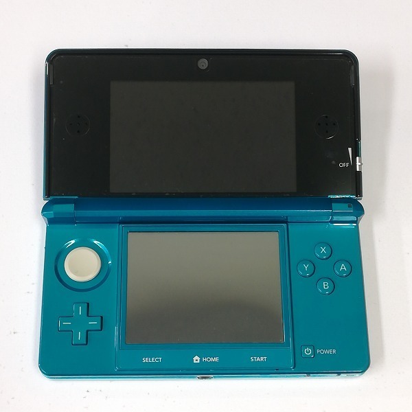 gE577a 動作未確認 ニンテンドー 3DS 本体 アクアブルー クリア