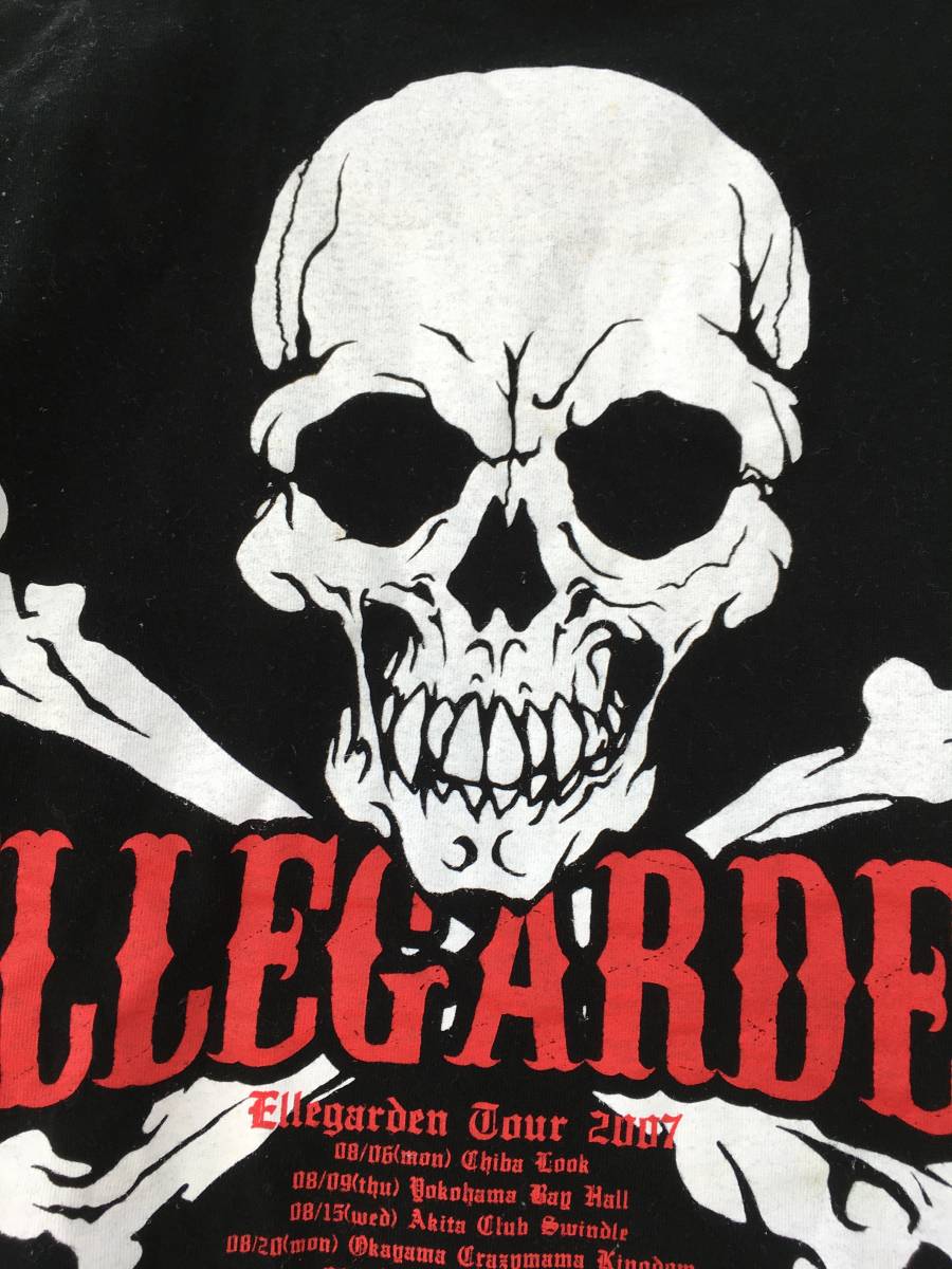 ELLEGARDEN 半そで Tシャツ スカルシット/サイズL エルレガーデン 2007 
