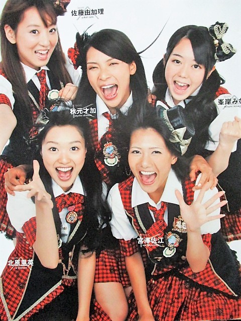 ♪秋元才加切り抜き45枚+AKB48シール+水着ポスター！宮澤佐江増田有華