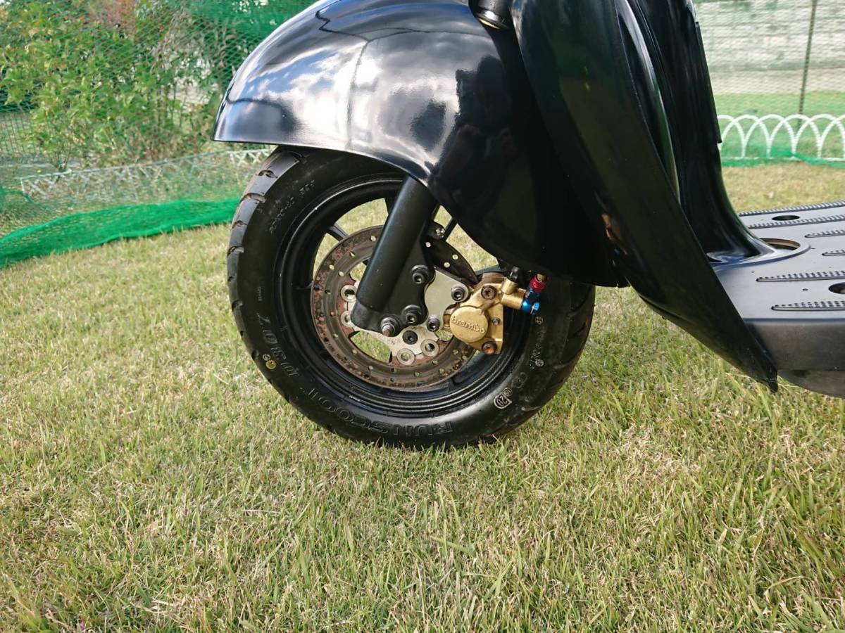 大阪発 5AU 2STビーノフルカスタム アクシス90 3WFエンジン 前後アルミ