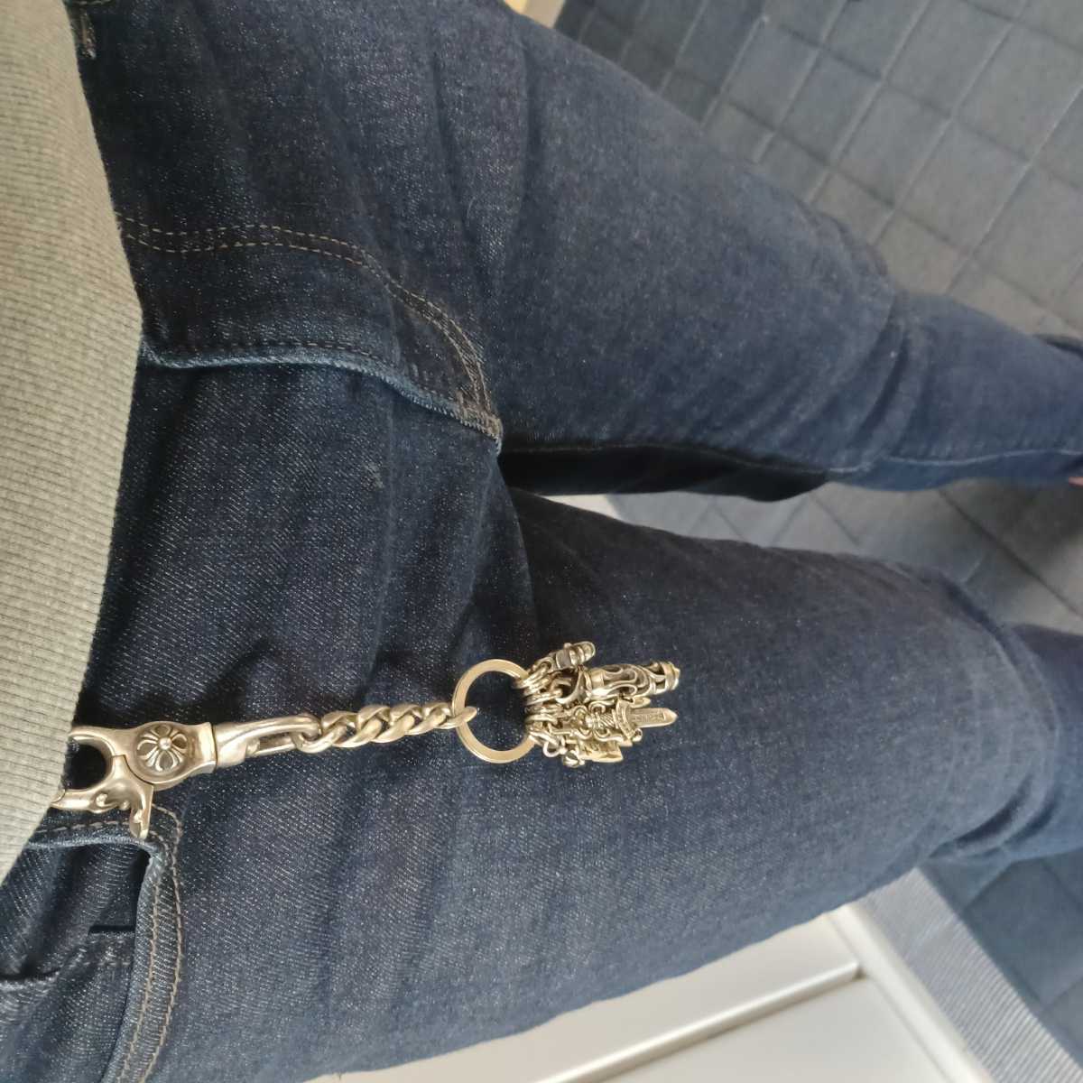 Chrome Hearts タイプキーチェーン ウォレットチェーン バイカーファッション シルバー925 ウォレットチェーン 売買されたオークション情報 Yahooの商品情報をアーカイブ公開 オークファン Aucfan Com