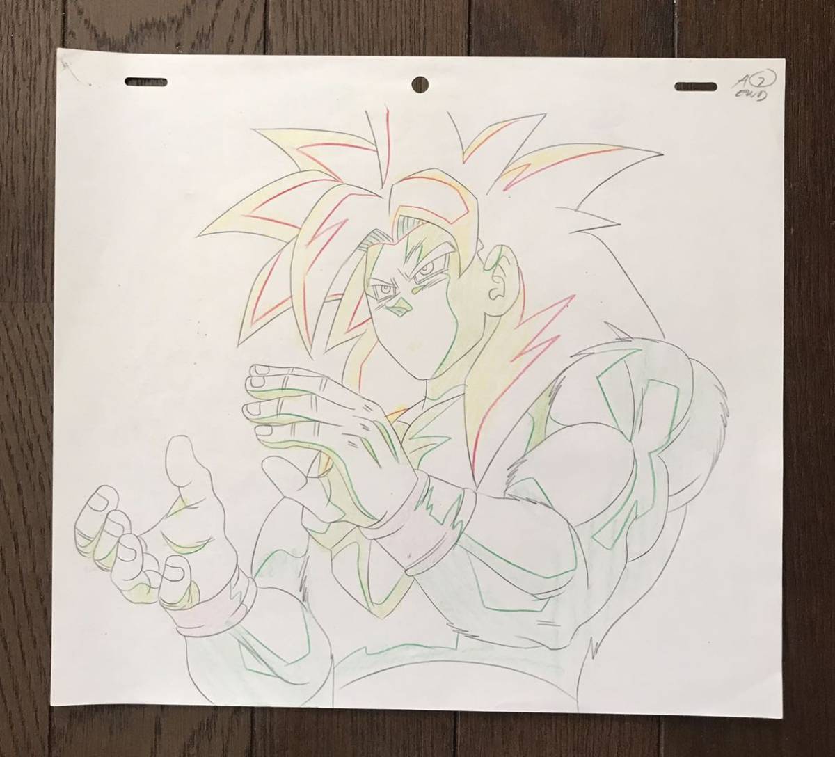 送料込み】ドラゴンボールGT 超サイヤ人4孫悟空 セル画(ドラゴンボール 