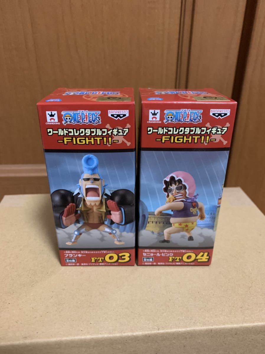 ワンピース ワールドコレクタブルフィギュア Fight ２種 フランキー セニョール ピンク One Piece 売買されたオークション情報 Yahooの商品情報をアーカイブ公開 オークファン Aucfan Com