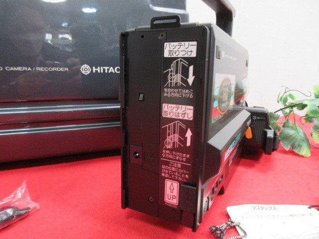 14H8841 HITACHI 日立 ビデオカメラVM-500 ケース付き VHS
