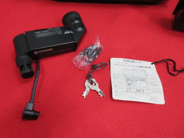 14H8841 HITACHI 日立 ビデオカメラVM-500 ケース付き VHS