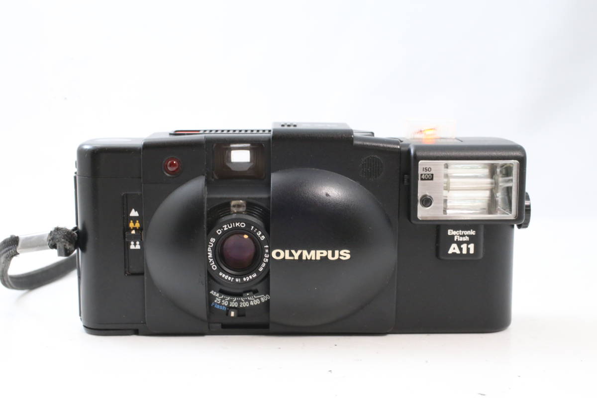 OLYMPUS オリンパス XA2 A11付 コンパクトカメラ シャッターOK XA2 OLYMPUS A11 Olympus 35mm オリンパス 1:3.5 コンパクトフィルム