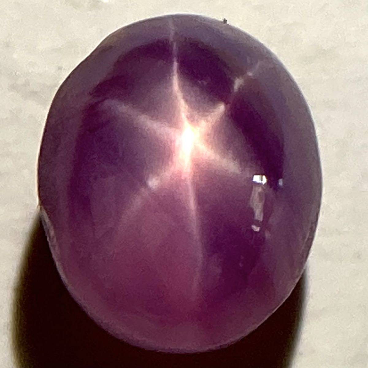 1ct up!!□天然パープルスターサファイア 1.602ct□5.9×4.9mm 