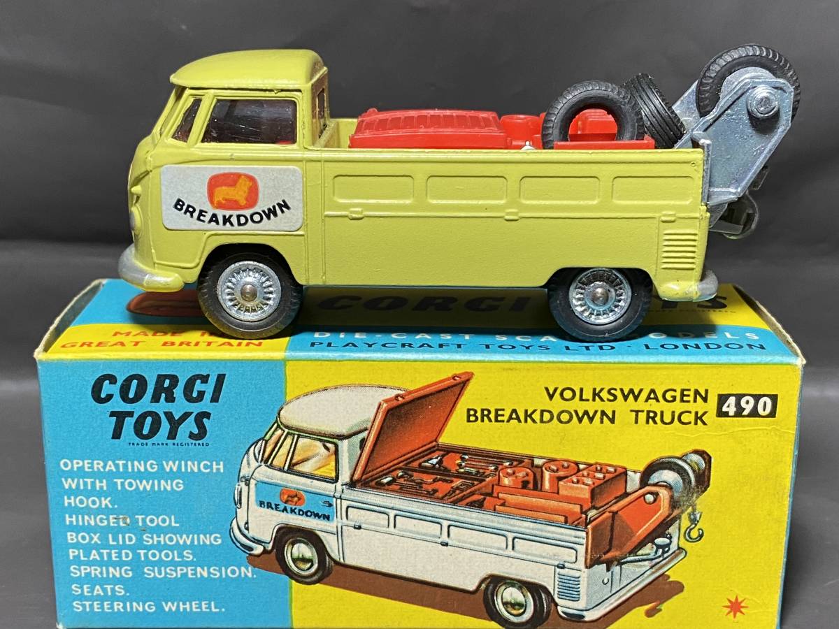 Corgi #490 VW TypeⅡ Breakdown Truck コーギー フォルクスワーゲン 