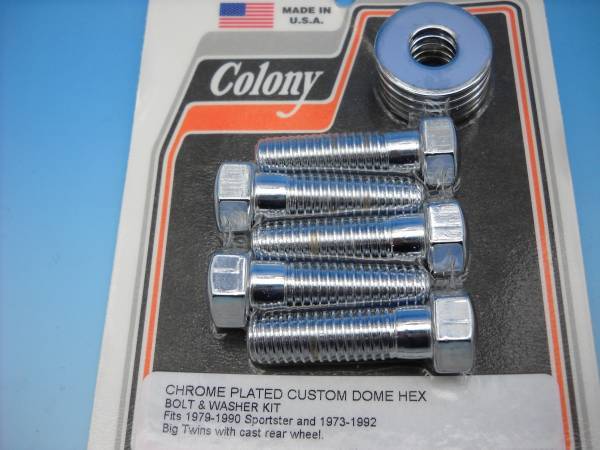 【最新作，SALE】 XL/BT 1973-92年 キャスト ホイール リアスプロケット ボルト ワッシャー ショベル エボ スポーツスター Colony Made in U.S.A.(ハーレーダビッドソン用)｜売買されたオークション情報、yahooの商品情 ハーレーダビッドソン用
