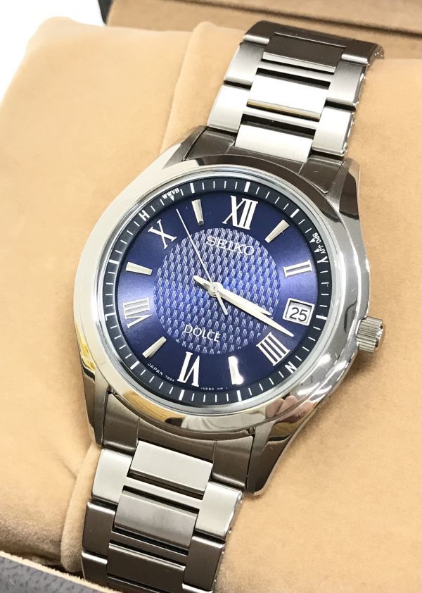 SEIKO セイコー 7B24 電波ソーラー 正常稼働中 美品 箱、保証書 θ【新品未使用品/稼働品】セイコー/SEIKO ドルチェ ソーラー電波
