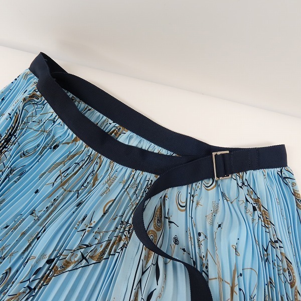 sacai × dr.woo バンダナ プリーツスカート レディース