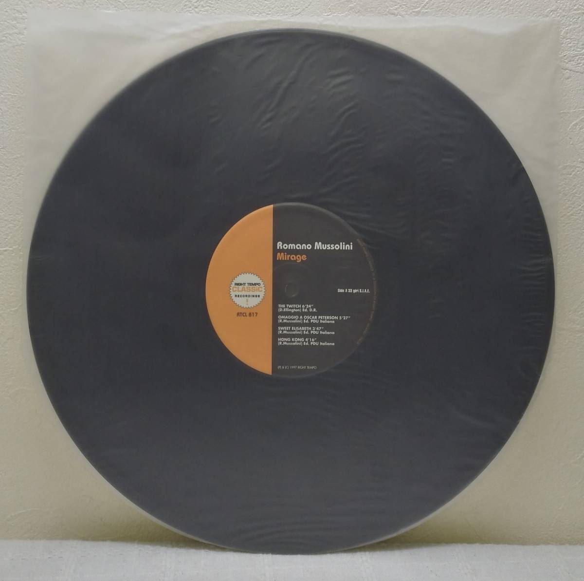 ジャズlp Romano Mussolini Mirage Romano Mussolini Trio ロマーノ ムッソリーニ Right Tempo Rtcl817 ジャズ一般 売買されたオークション情報 Yahooの商品情報をアーカイブ公開 オークファン Aucfan Com