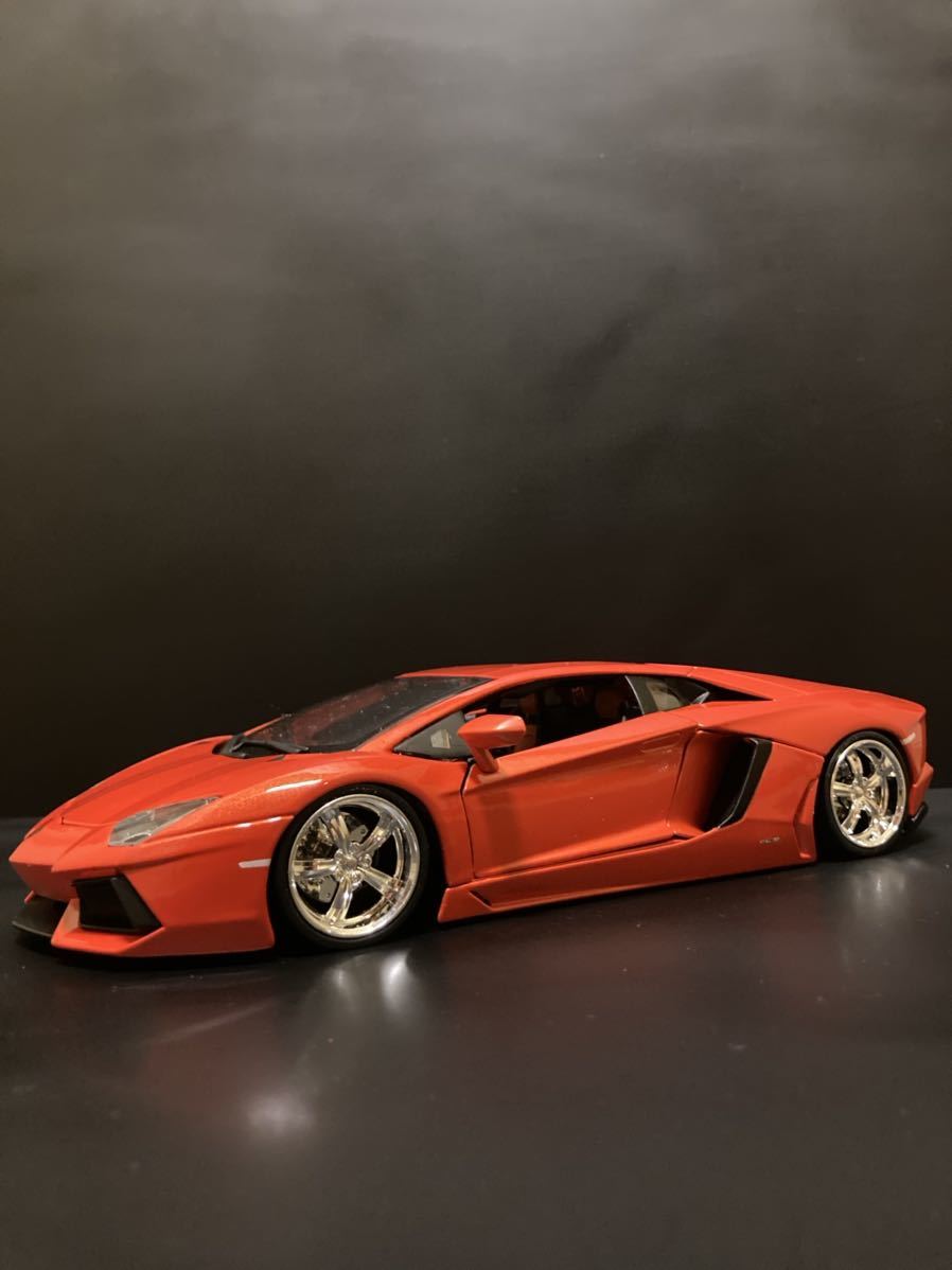 ランボルギーニ アヴェンタドール カスタム 1 18 メッキ 美品 Tamoionet Com Br