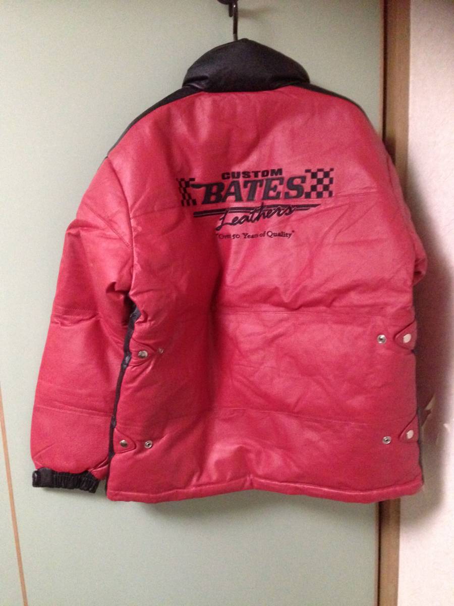BATES本革レーシングジャケット ベイツ BATES レザージャケット レーシングジャケット 革 L ピッグ