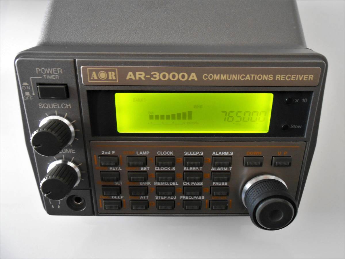 ★AOR エーオーアール AR-3000A★オールモード 100Khz～2036Mhz☆広帯域受信機 レシーバー☆高性能 固定 卓上 車載 【ほぼ未使用品】美品！_8