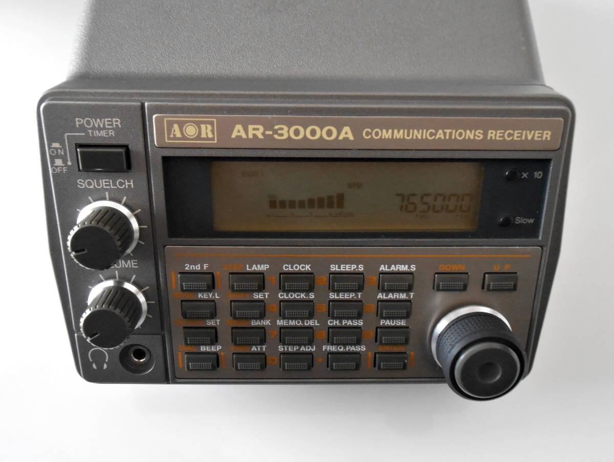 ★AOR エーオーアール AR-3000A★オールモード 100Khz～2036Mhz☆広帯域受信機 レシーバー☆高性能 固定 卓上 車載 【ほぼ未使用品】美品！_9