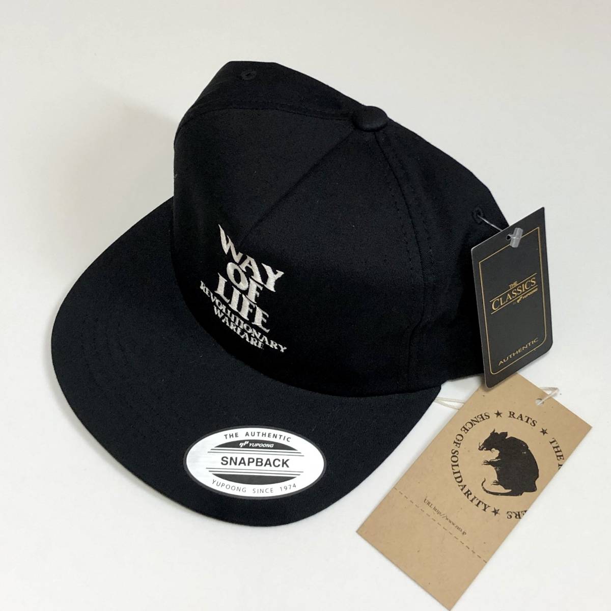 日本買付 未使用 RATS ラッツ☆WAY OF LIFE キャップ ネイビー 【公式
