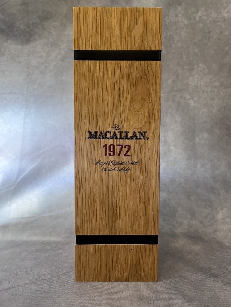1円スタート！激レア THE MACALLAN 1972 Fine&Rare 木箱のみ  