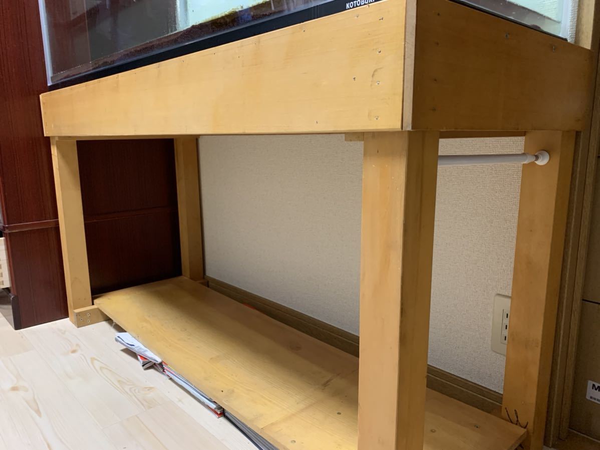 値下げ！！ガラス水槽120×45×45 水槽台おまけ 使用期間短め  