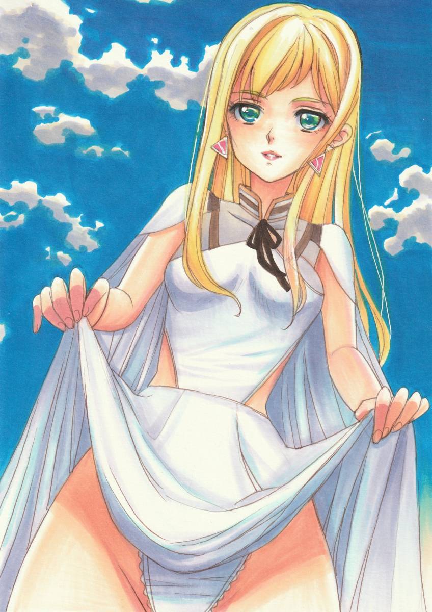 同人手描きイラスト 閃光のハサウェイ ギギ アンダルシア やっちゃいなよ ａ4サイズ 手描きイラスト 売買されたオークション情報 Yahooの商品情報をアーカイブ公開 オークファン Aucfan Com