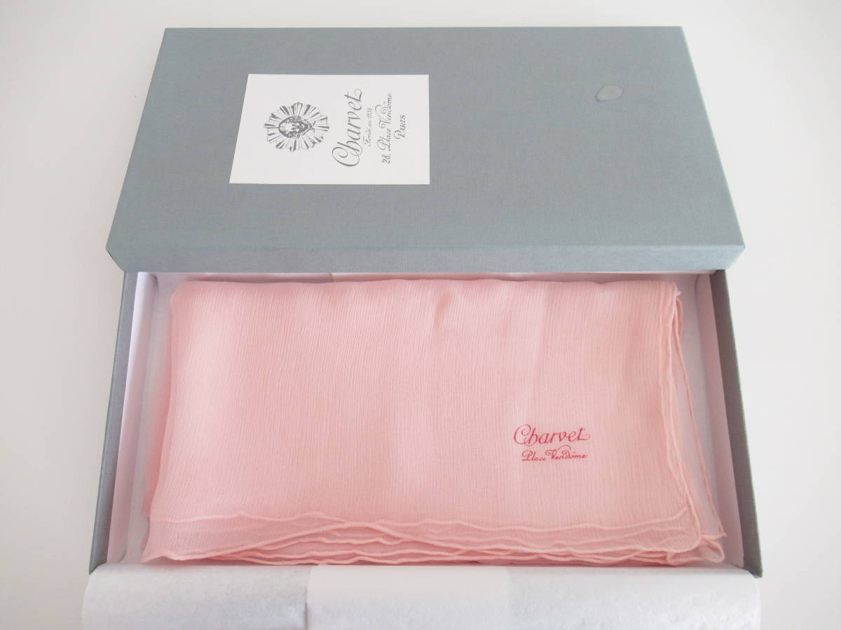 □未使用 フランス Charvet シャルベ ストール スカーフ□ Charvet 