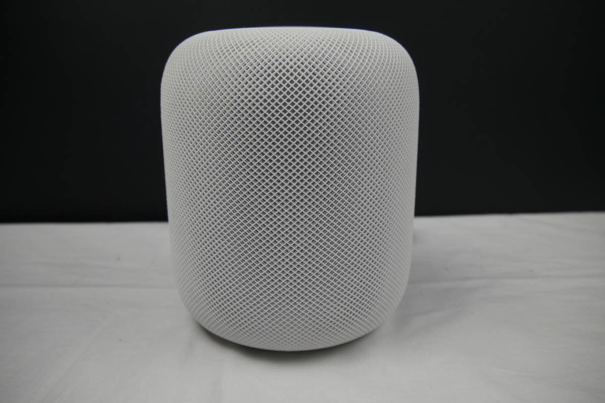 正規品，新作 通電/再生OK Apple/アップル HomePod/ホームポッド スピーカー/ホームスピーカー カラー/白色/ホワイト Bluetooth 音響機器 音楽 W138(スマートスピーカー本体)｜売買されたオークション情報、yahooの スマートスピーカー本体