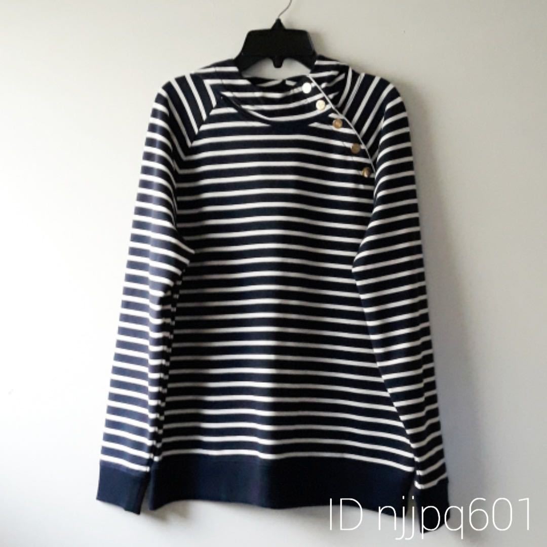  ローレン ラルフローレン 長袖 プルオーバー フード付き 紺/白 ネイビー サイズ XL レディース 女性 フーディーLAUREN RALPH LAUREN(長袖カットソー)｜売買されたオークション情報、yahooの商品情報 女性用