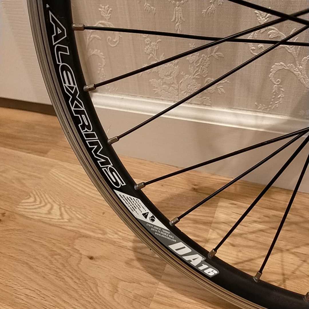 レア！SHIMANO Capreo 20インチ手組ホイール9Sカセット付 アレックス